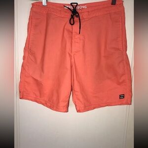 Billabong Mens Size 31 Board Shorts Swim Trunks LoTides Color Orange